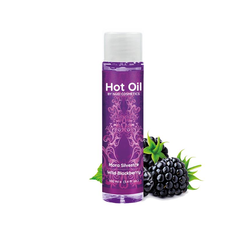 NUEI COSMETICS Aceite Hot Oil Efecto Calor Mora 100 ml