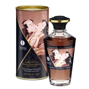 SHUNGA Aceite de Masaje Efecto Calor Aroma a Chocolate