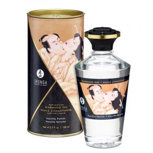 SHUNGA Aceite de Masaje Efecto Calor Aroma a Vainilla