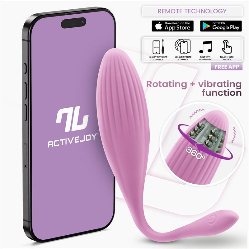 INTOYOU Huevo Vibrador con Rotación y APP