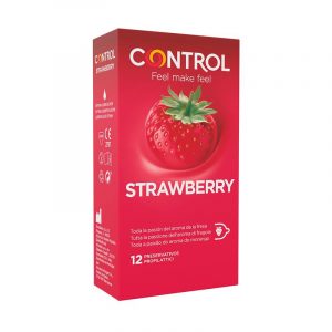 CONTROL Preservativos aroma Fresa 12 uds