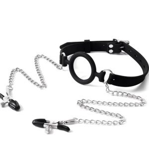 LATETOBED Mordaza con Pinzas para Pezones