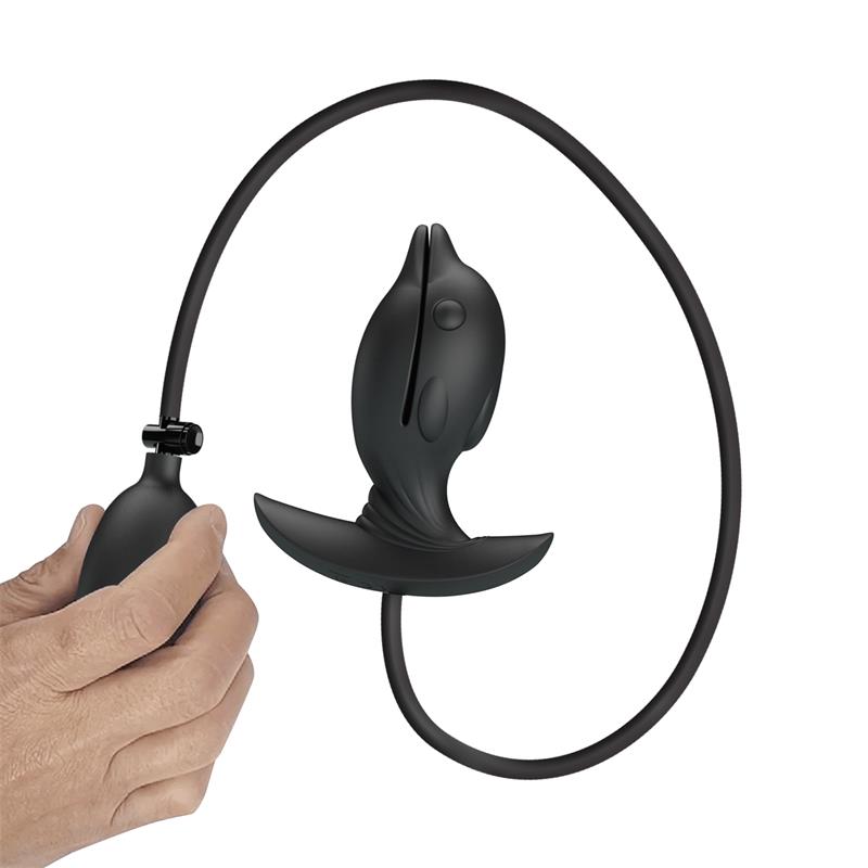 PRETTYLOVE Plug Anal Inflable con Vibración Hanson - Imagen 4